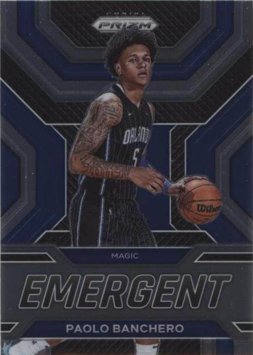 2022 Panini Prizm Emergent Paolo Banchero #25 card