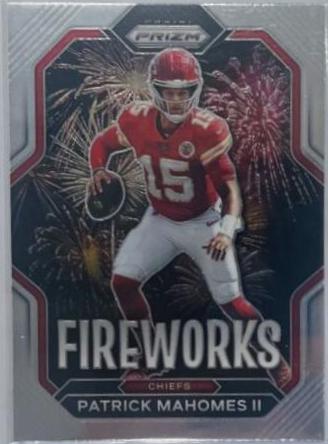 2022 Panini Prizm Fireworks Patrick Mahomes II #F-2 card