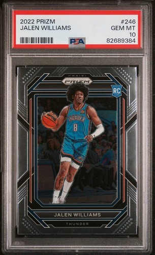 2022 Panini Prizm Jalen Williams #246 card