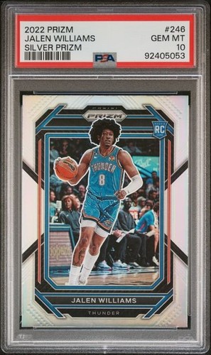 2022 Panini Prizm Jalen Williams [Silver] #246 card
