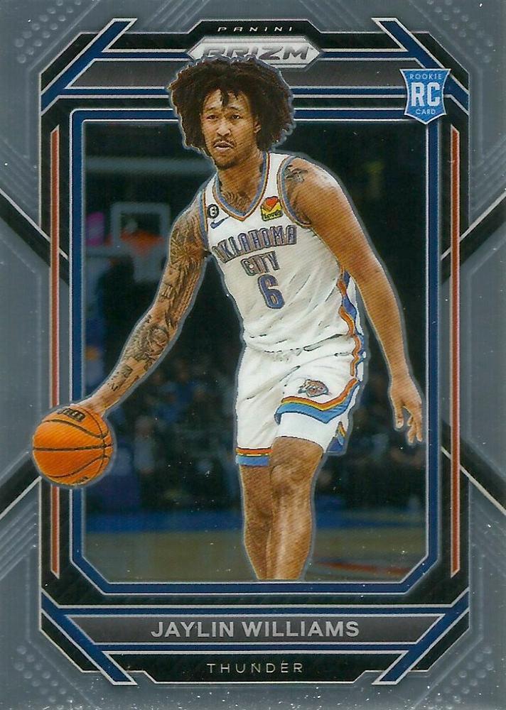 2022 Panini Prizm Jaylin Williams #247 card