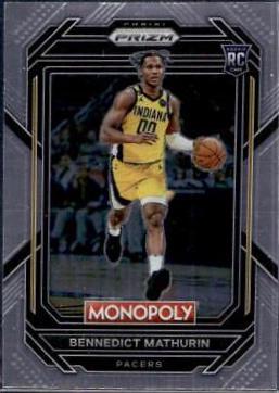 2022 Panini Prizm Monopoly Bennedict Mathurin #36 card