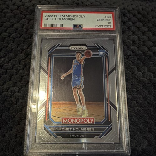 2022 Panini Prizm Monopoly Chet Holmgren #63 card