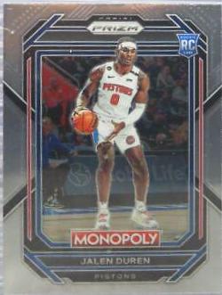 2022 Panini Prizm Monopoly Jalen Duren #27 card