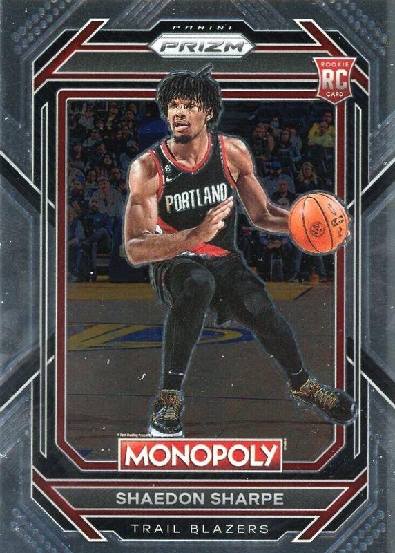 2022 Panini Prizm Monopoly Shaedon Sharpe #74 card