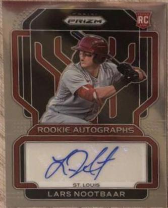 2022 Panini Prizm Rookie Autographs Lars Nootbaar #RA-LN card