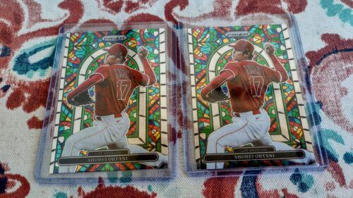 2022 Panini Prizm Stained Glass Shohei Ohtani [Silver Prizm] #SG-3 card