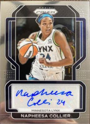 2022 Panini Prizm WNBA Signatures Napheesa Collier #SG-NCL card