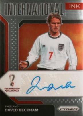 2022 Panini Prizm World Cup International Ink Autograph David Beckham #IDBE card