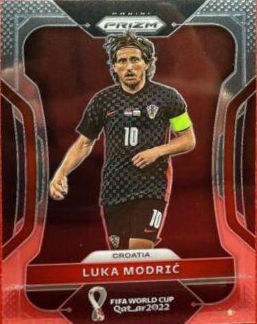 2022 Panini Prizm World Cup Luka Modric #61 card