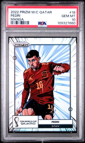 2022 Panini Prizm World Cup Manga Pedri #18 card