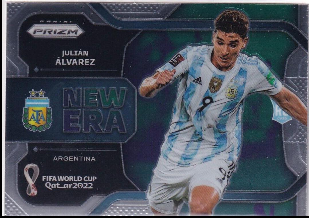 2022 Panini Prizm World Cup New Era Julian Alvarez #16 card