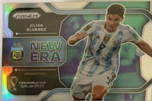 2022 Panini Prizm World Cup New Era Julian Alvarez [Silver] #16 card