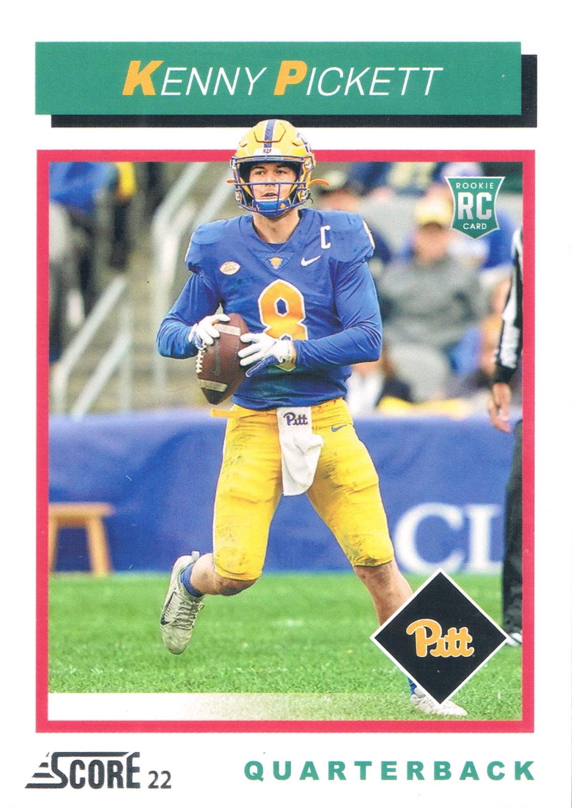 2022 Panini Score 1992 Throwback Rookie Kenny Pickett #TB1 card