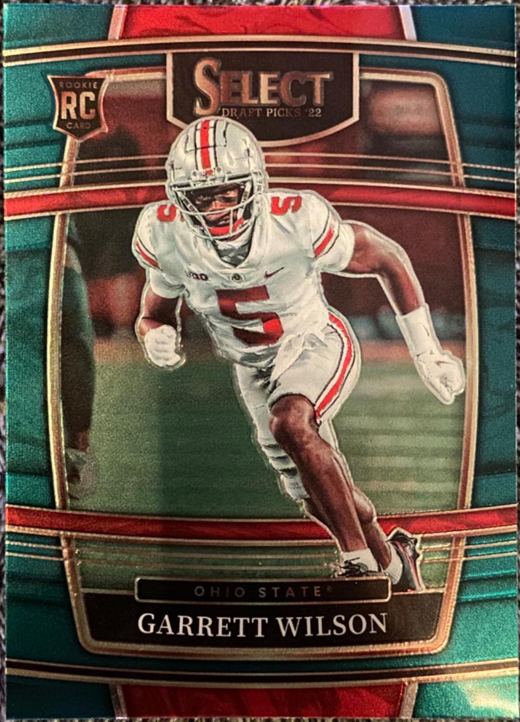 2022 Panini Select Draft Picks Garrett Wilson #4 card