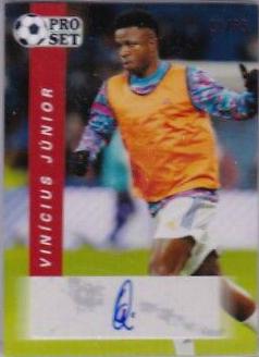 2022 Pro Set Autographs Vinicius Junior #PS-VJ1 card
