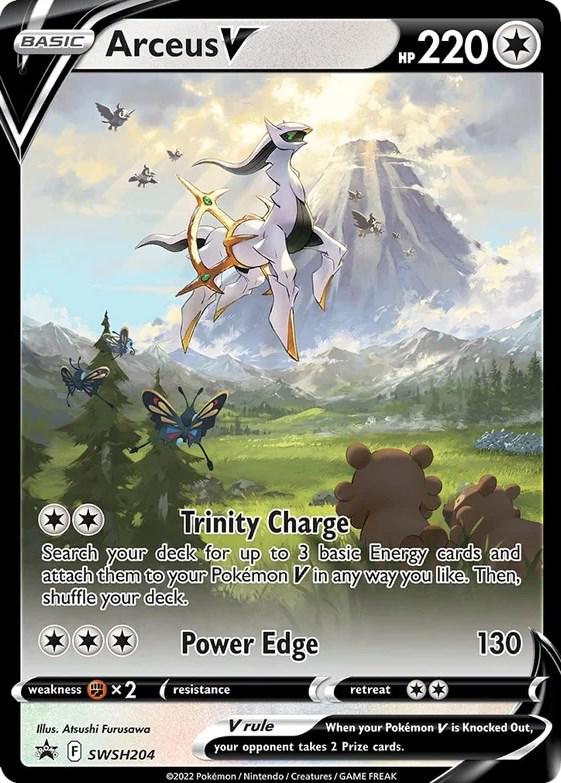 2022 Promo Arceus V #SWSH204 card