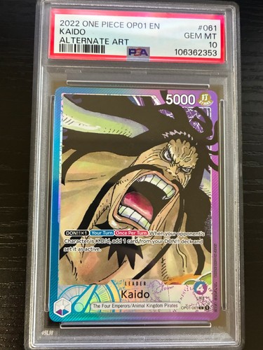 2022 Romance Dawn Kaido [Alternate Art] #OP01-061 card