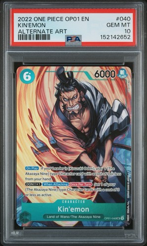 2022 Romance Dawn Kin'emon [Alternate Art] #OP01-040 card
