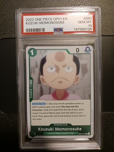 2022 Romance Dawn Kouzuki Momonosuke #OP01-041 card