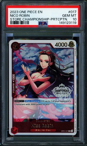 2022 Romance Dawn Nico Robin [Store Championship] #OP01-017 card