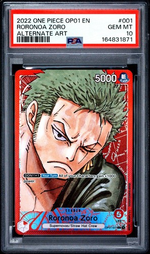 2022 Romance Dawn Roronoa Zoro [Alternate Art] #OP01-001 card