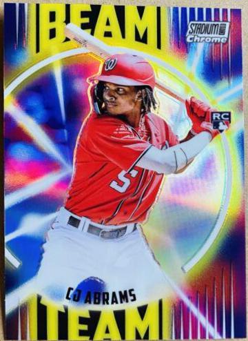 2022 Stadium Club Chrome Beam Team CJ Abrams #BT-9 card