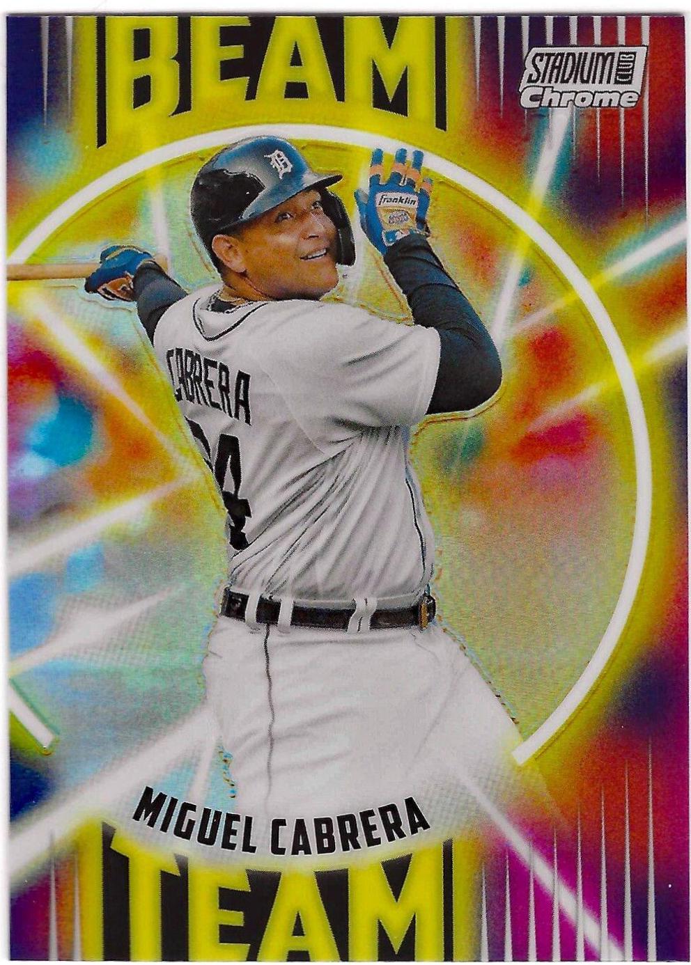 2022 Stadium Club Chrome Beam Team Miguel Cabrera #BT-3 card