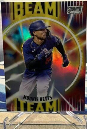 2022 Stadium Club Chrome Beam Team Mookie Betts #BT-24 card