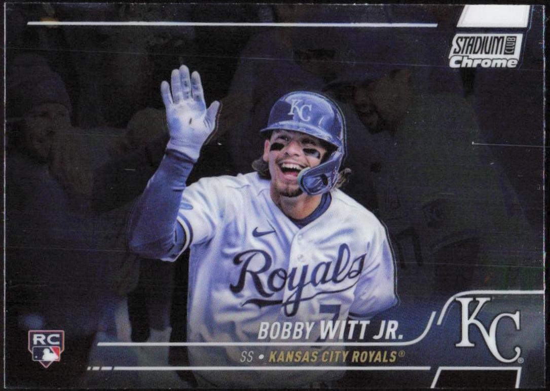 2022 Stadium Club Chrome Bobby Witt Jr. #2 card