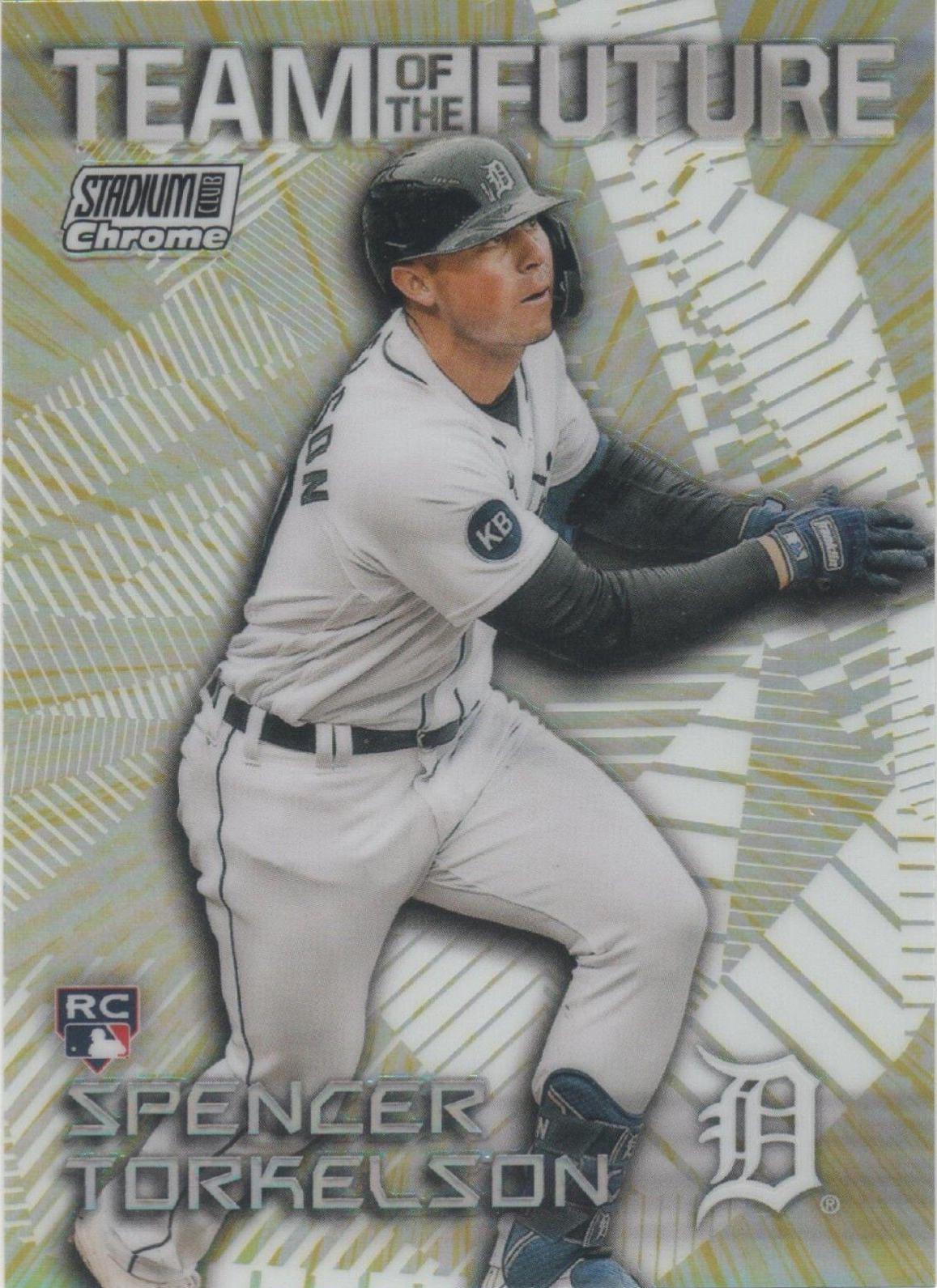 2022 Stadium Club Chrome Team of the Future Spencer Torkelson #TOF-10 card