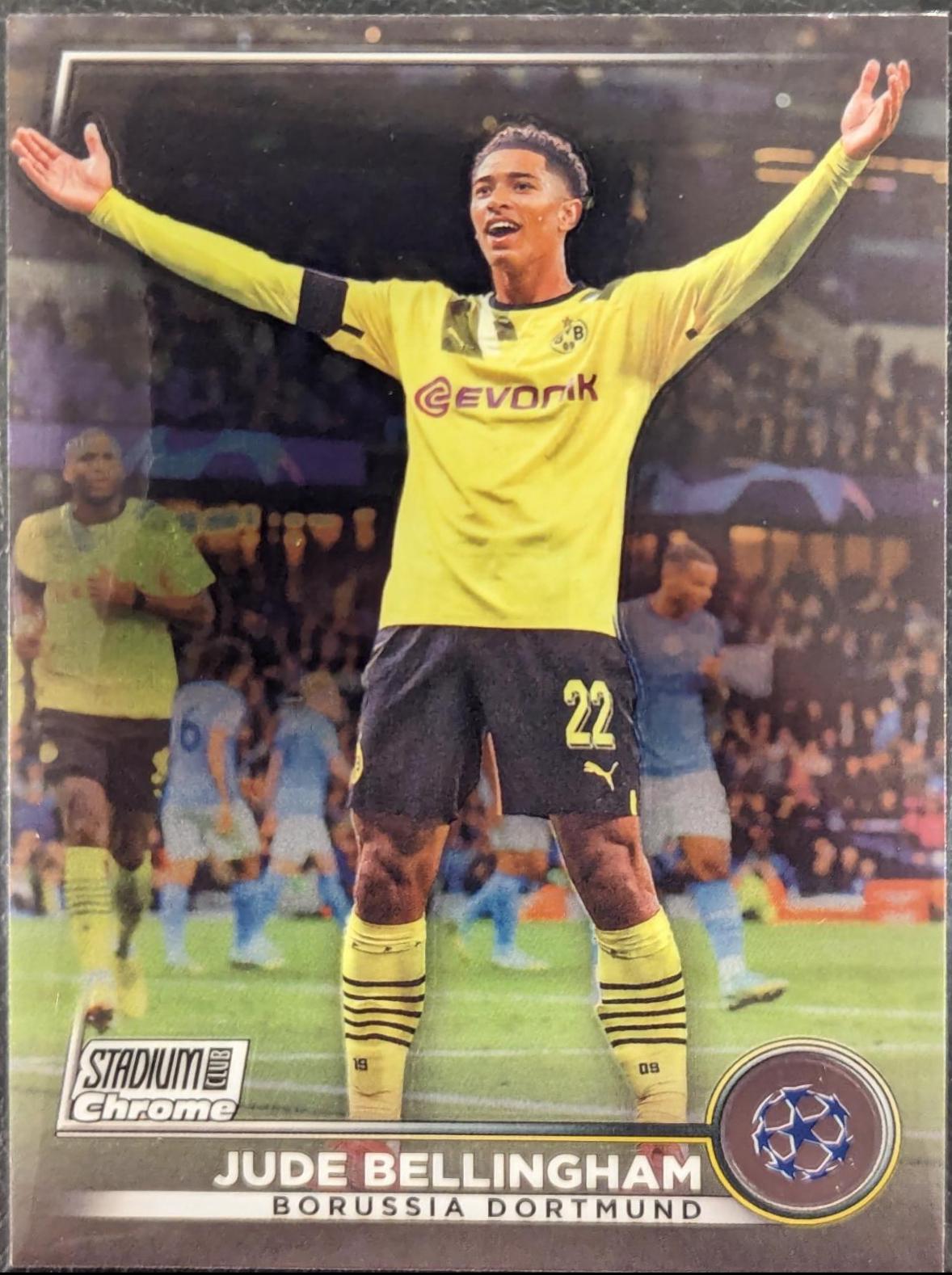 2022 Stadium Club Chrome UEFA Competitions Jude Bellingham #85 card