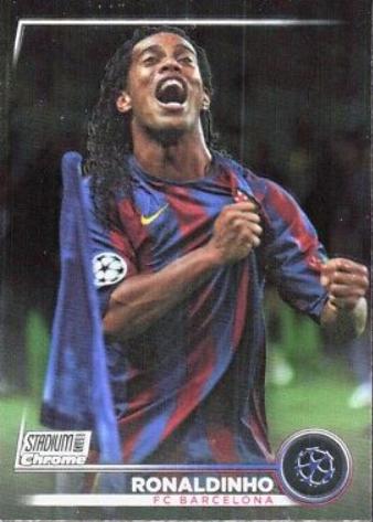 2022 Stadium Club Chrome UEFA Competitions Ronaldinho #10 card