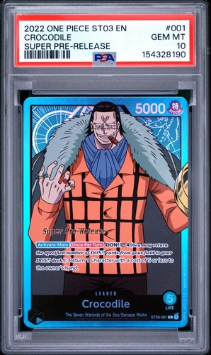 2022 Starter Deck 3: The Seven Warlords of the Sea Crocodile [Super Pre-release] #ST03-001 card