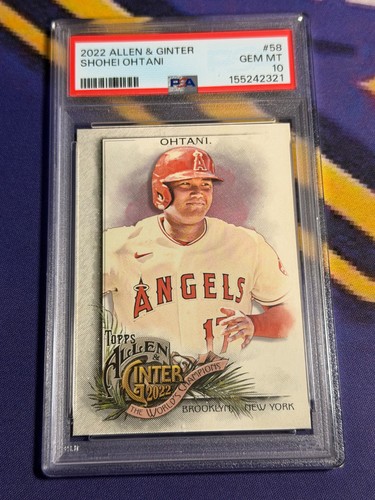 2022 Topps Allen & Ginter Shohei Ohtani #58 card