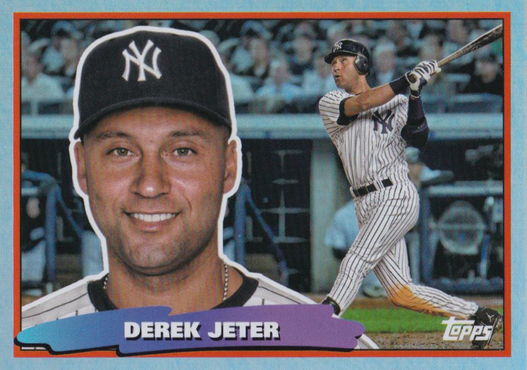 2022 Topps Archives 1988 Big Foil Derek Jeter #88BF-1 card