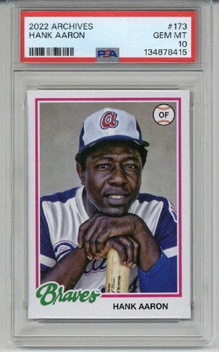 2022 Topps Archives Hank Aaron #173 card