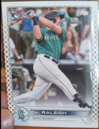 2022 Topps Cal Raleigh [Gold Star] #277 card