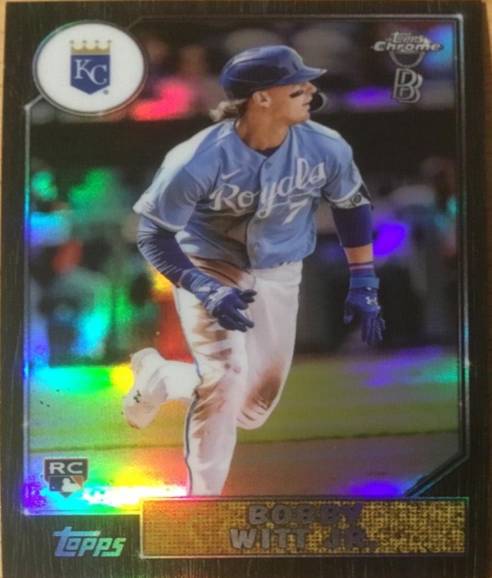 2022 Topps Chrome 1987 Bobby Witt Jr. [Ben Baller] #87BC-23 card