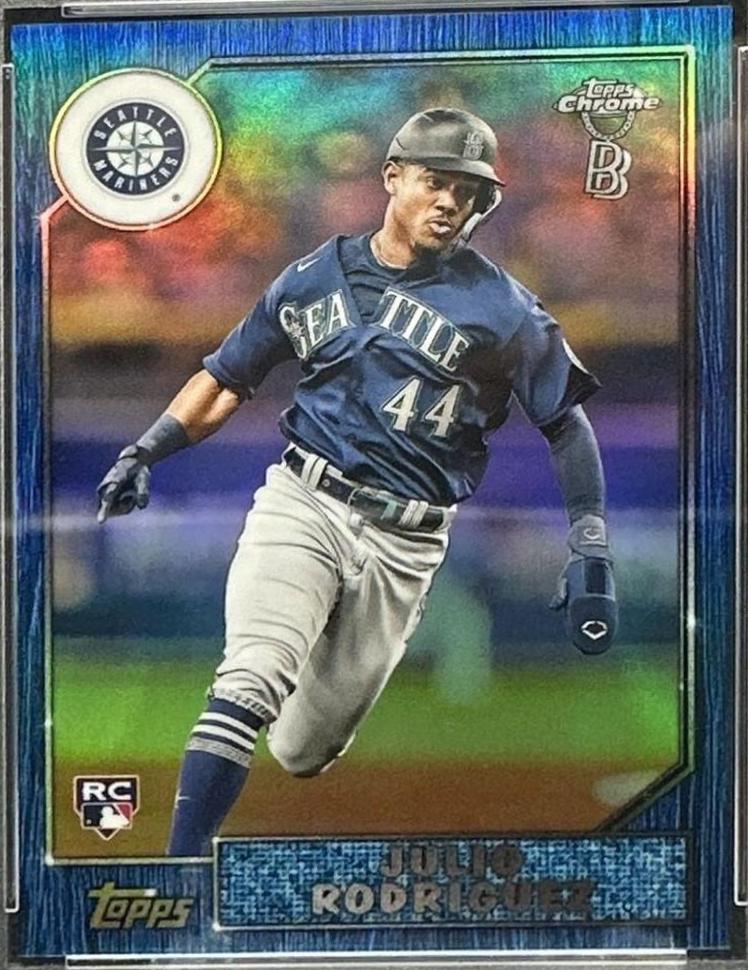2022 Topps Chrome 1987 Julio Rodriguez [Ben Baller] #87BC-24 card
