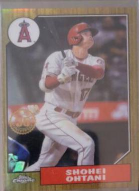 2022 Topps Chrome 1987 Shohei Ohtani [Gold] #87BC-2 card