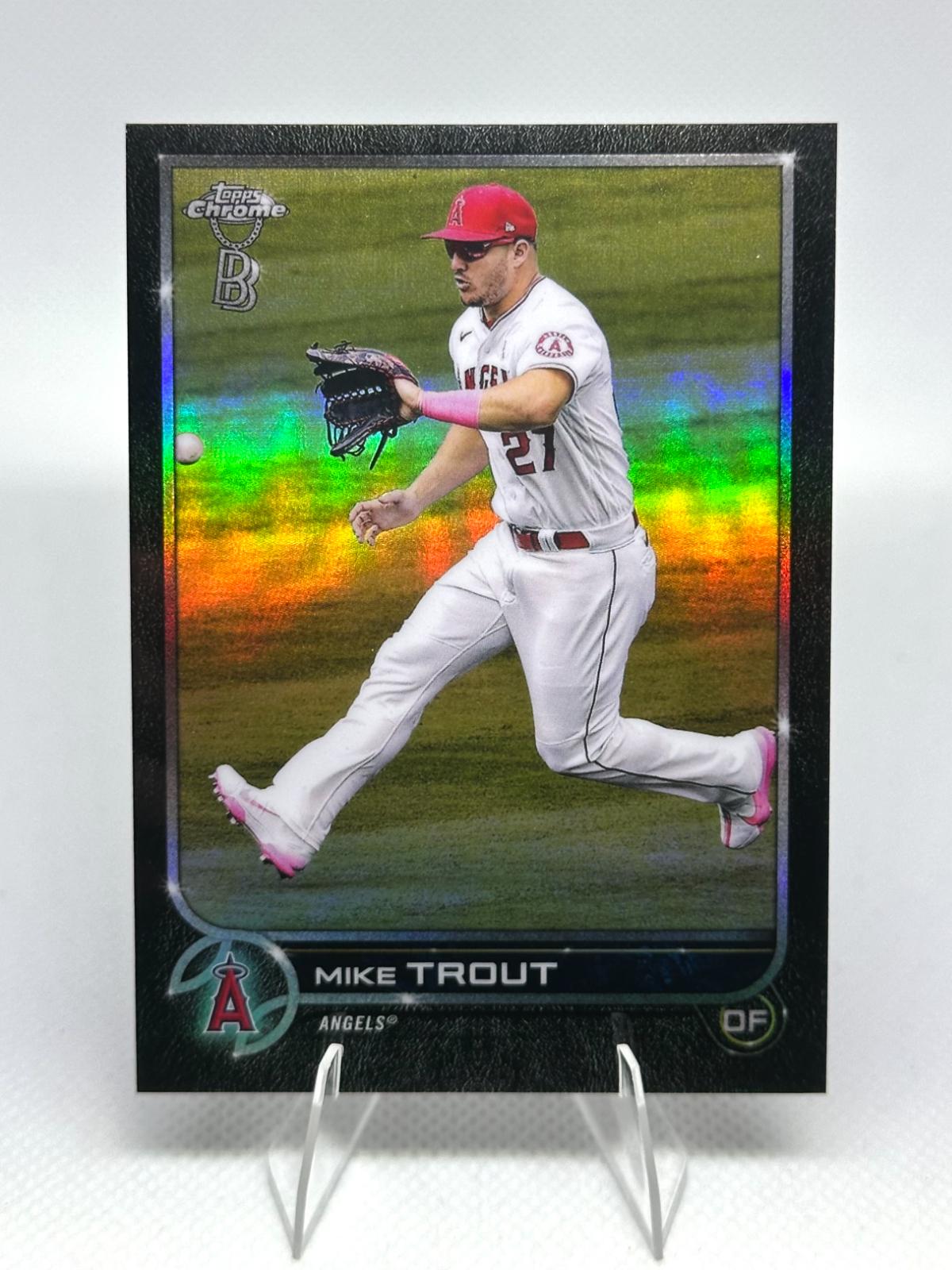 2022 Topps Chrome Ben Baller Edition Mike Trout [Ben Baller] #200 card