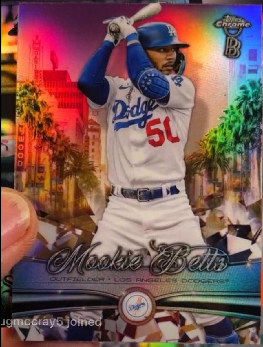 2022 Topps Chrome Ben Baller Ridin' Low Mookie Betts #RL-1 card