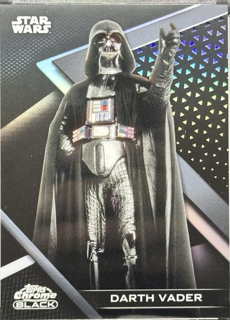 2022 Topps Chrome Black Darth Vader [Refractor] #1 card