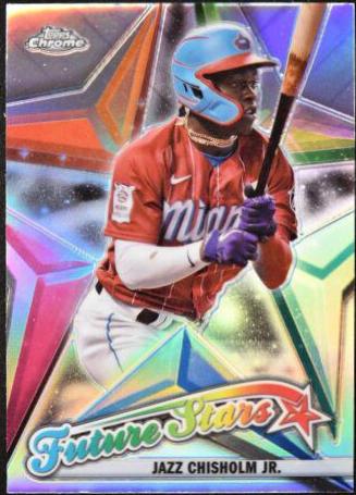 2022 Topps Chrome Future Stars Jazz Chisholm Jr. #FS-12 card