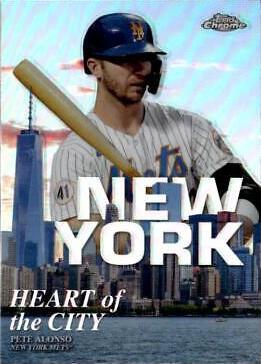 2022 Topps Chrome Heart of the City Pete Alonso #HOC-4 card