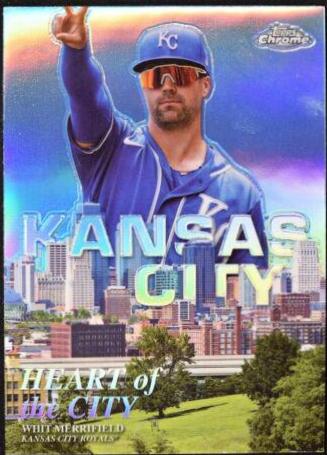 2022 Topps Chrome Heart of the City Whit Merrifield #HOC-10 card