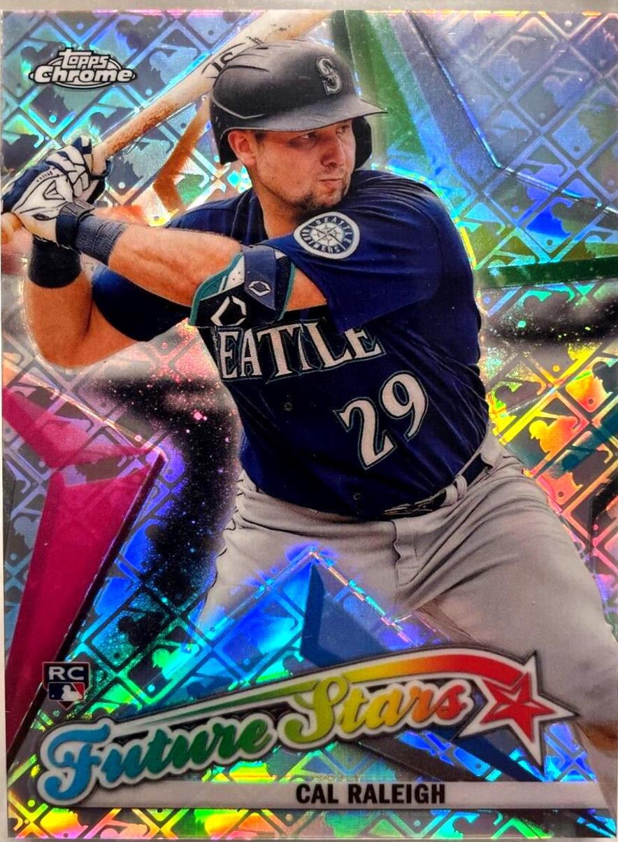2022 Topps Chrome Logofractor Future Stars Cal Raleigh #FS-6 card