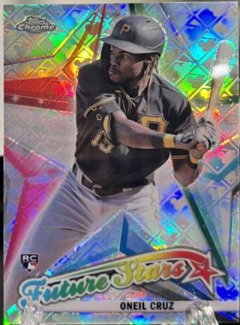 2022 Topps Chrome Logofractor Future Stars Oneil Cruz #FS-5 card