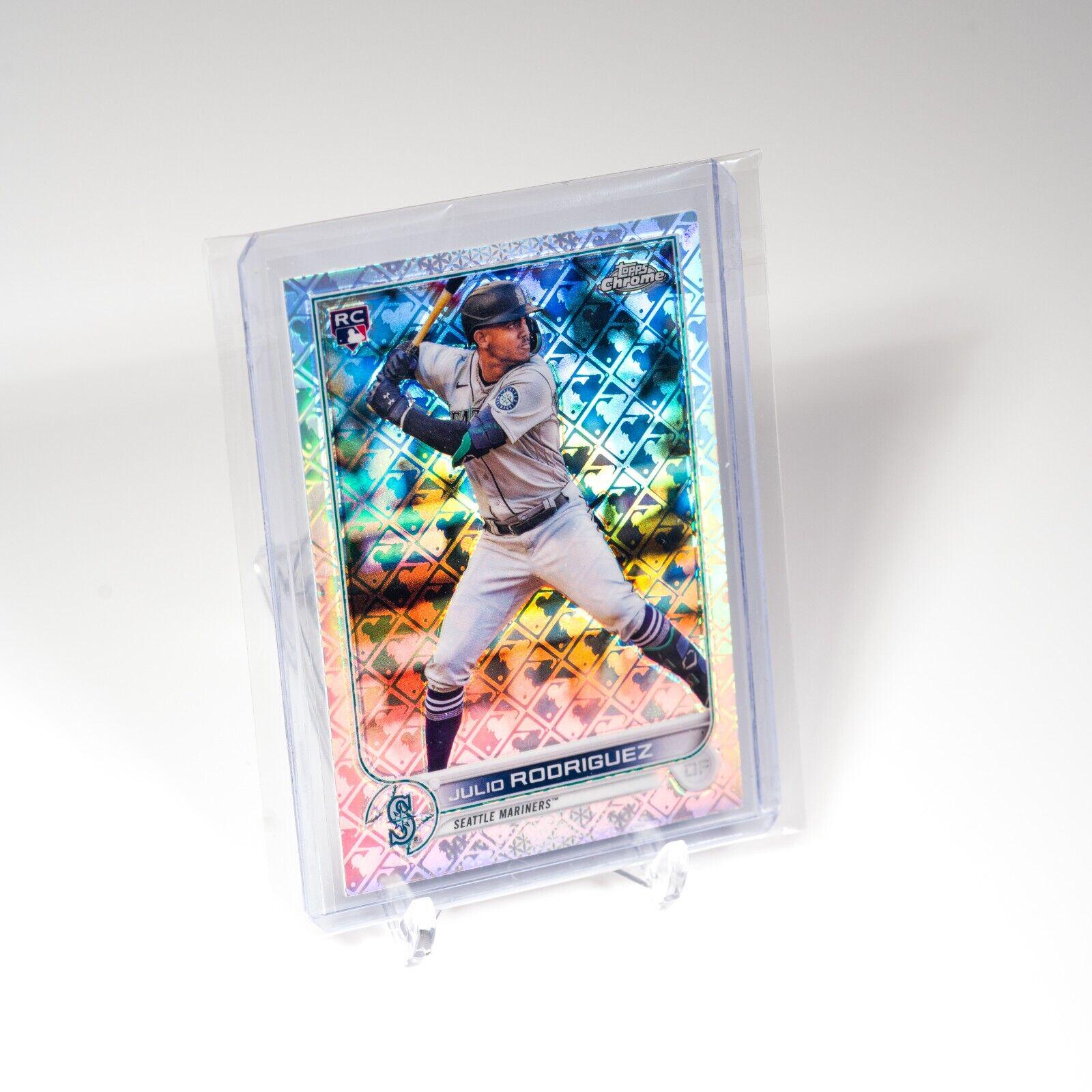 2022 Topps Chrome Logofractor Julio Rodriguez [SP] #111 card